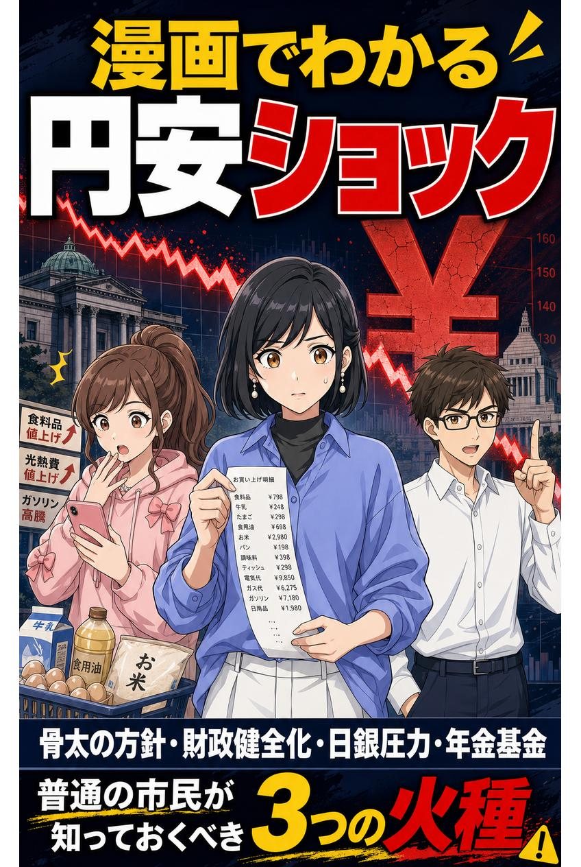漫画でわかる円安ショック 1ページ目