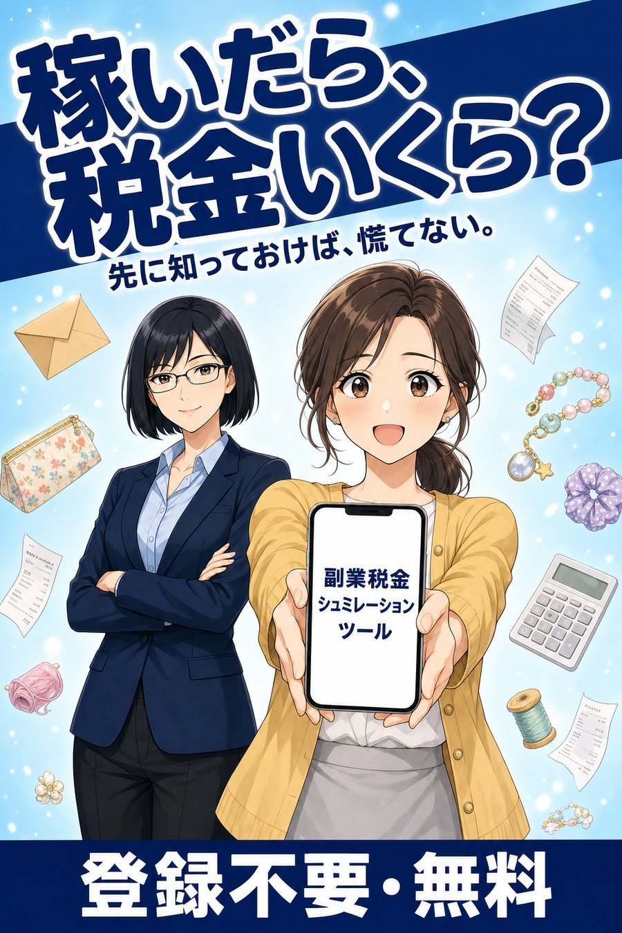 稼いだら、税金いくら？ 1ページ目